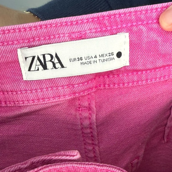 Zara High Rise Marine Jeans Size 4 - Picture 5 of 6